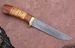 Nůž z damascenské oceli Mangusta - padouk
