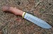Nůž z damascenské oceli Tuleň - ořech